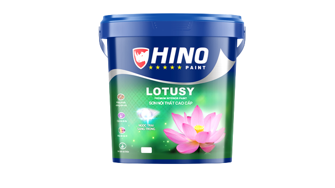 Sơn nội thất cao cấp LOTUSY Bóng/Mờ